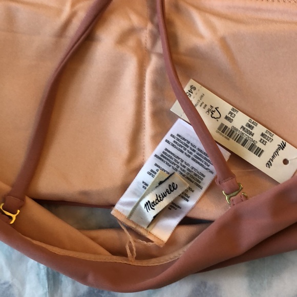 Madewell XXSmall Top Bikini Second Wave Bandeau Removable Straps NWT - Picture 6 of 7